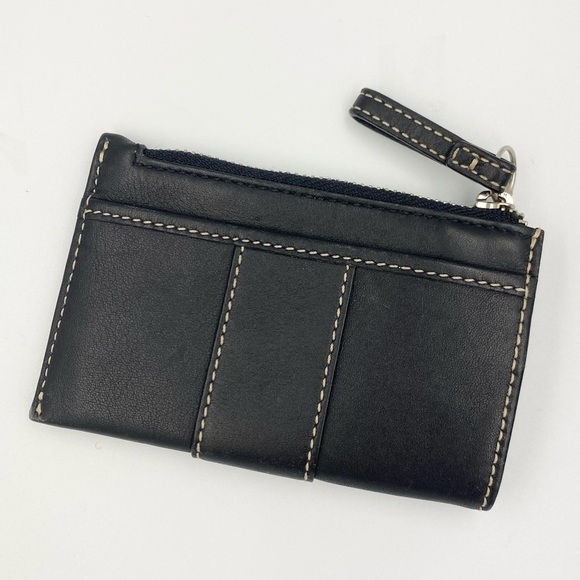 Coach Black Leather Coin/Change Wallet - Picture 2 of 3